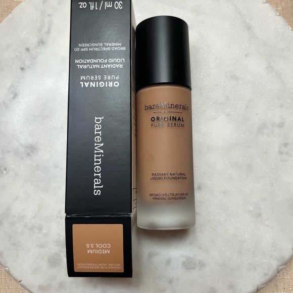 New bareMinerals Serum Radiant Natural Liquid Foundation Medium‎ Cool 3.5 Makeup